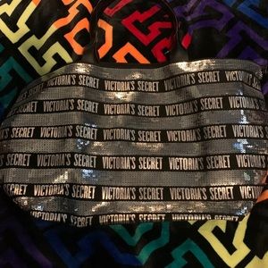 Victoria secret large bling shoulder bag